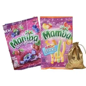Fruity Chews and Fruit Sticks Mixed Flavor Chewy Candies | Mamba Berry Fruit Chews | Berry MIx, Blueberry, Rasberry, Cranberry, Wild Strawberry