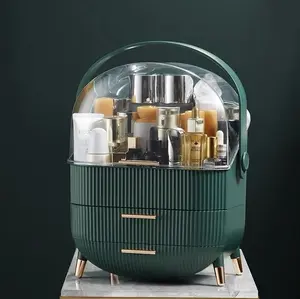 Makeup Organizer for Vanity, Fabulous Skincare Organizer, Fit for Bathroom,Living room,Bedroom Countertop,College Dorm,Portable Cosmetics Storage Box, Makeup Organizer for Preppy Skin Care Caddy for Dresser Countertop,Dormitory,Cosmetic Display Rack