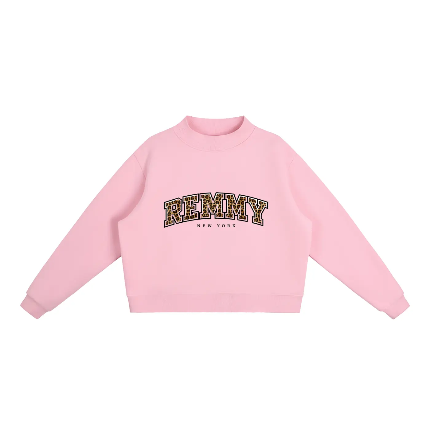 Cloud Fleece Mock-Neck Crew Sweatshirt