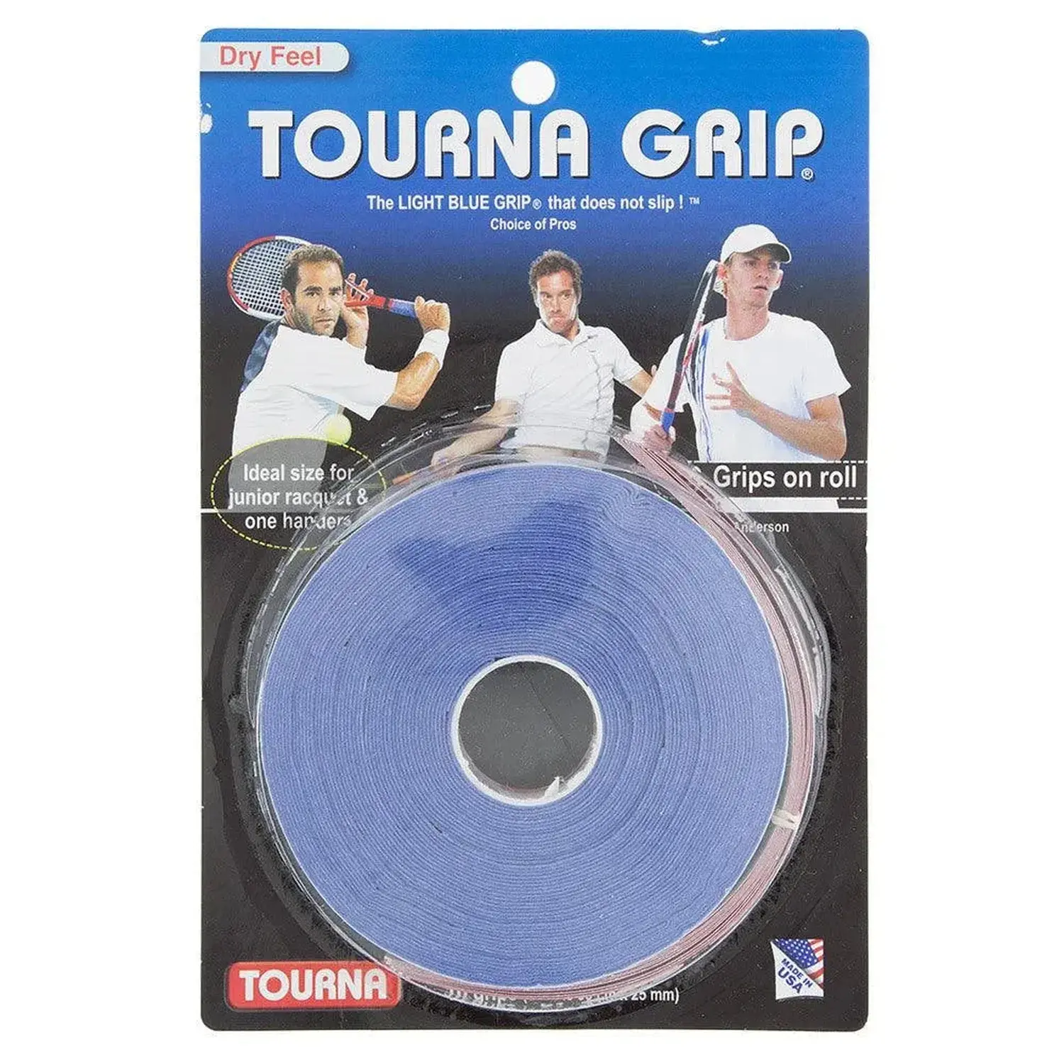 Blue Tennis Racket Grip Pack - 10-Count Sports & Outdoor Racket Accessory, Tennis Grip