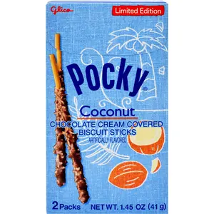 Pocky Coconut Biscuit Sticks Limited Edition– 1.45 oz (2-Pack)
