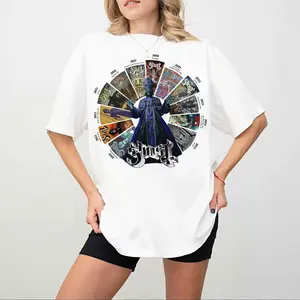 Ghost Band Album Cover Shirt, Vintage Rock Band Tee, Metal Graphic Top, Unisex Shirt, Oversized Streetwear, Fan Merch Gift, Full size, Full Color.