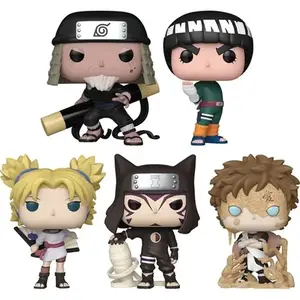 Funko Pop Naruto (Sarutobi, Gaara, Kankuro, Rock Lee, Temari)Vinyl Figures