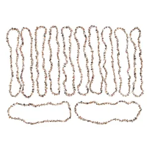 38" Beige Luau Party Natural Shell Leis – 36 Pc.