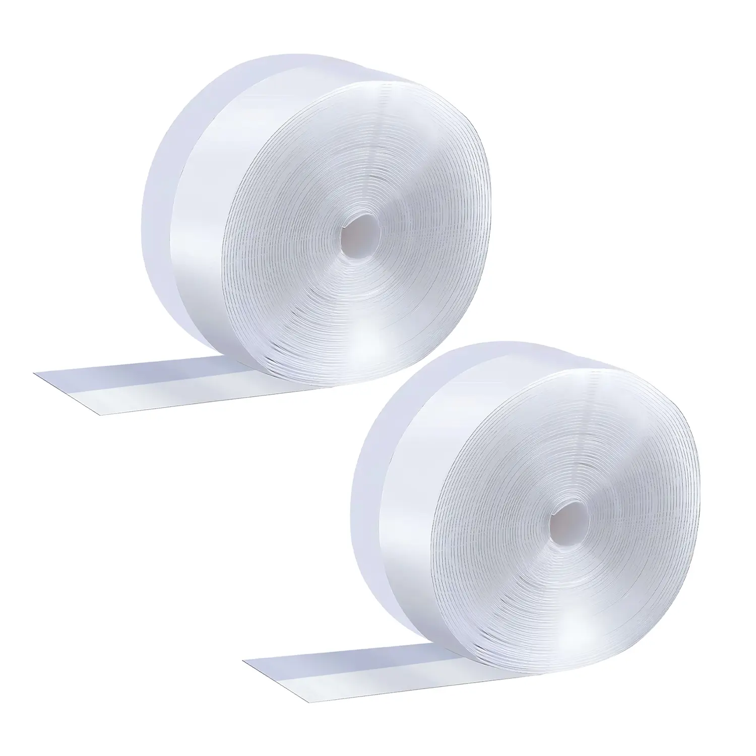 2pcs 16.4Ft Door Weather Stripping,Silicone Seal (1.38in Width) Weather Stripping Door Draft Stopper Adhesive Seal Strip Anti Draft Insulation Tape Weatherproof Soundproof for Doors Windows Bathroom and Shower Doors Gaps#SummerWins