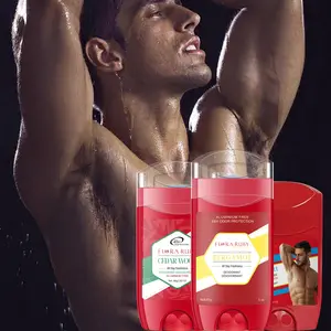 3PCS FLORA RUBY Men’s Deodorant Stick | 48H Odor Protection, Natural Plant Extracts, Quick Absorb, Twist-Up Easy Apply