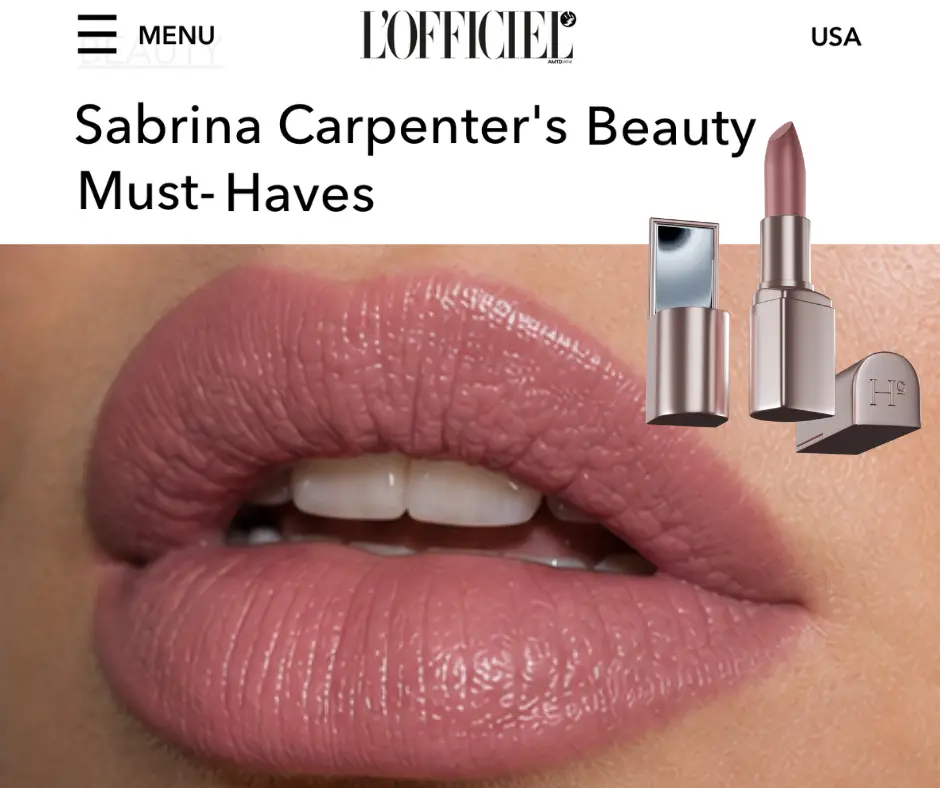 HIGHR Collective PAMELA Organic Lipstick | Neutral Pink | Mirror Cap | Clean Luxury Lipstick