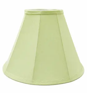 Lime Green Empire Table Lamp Shade | White Sateen Lining | 5.5" Top x 14" Bottom x 10"H