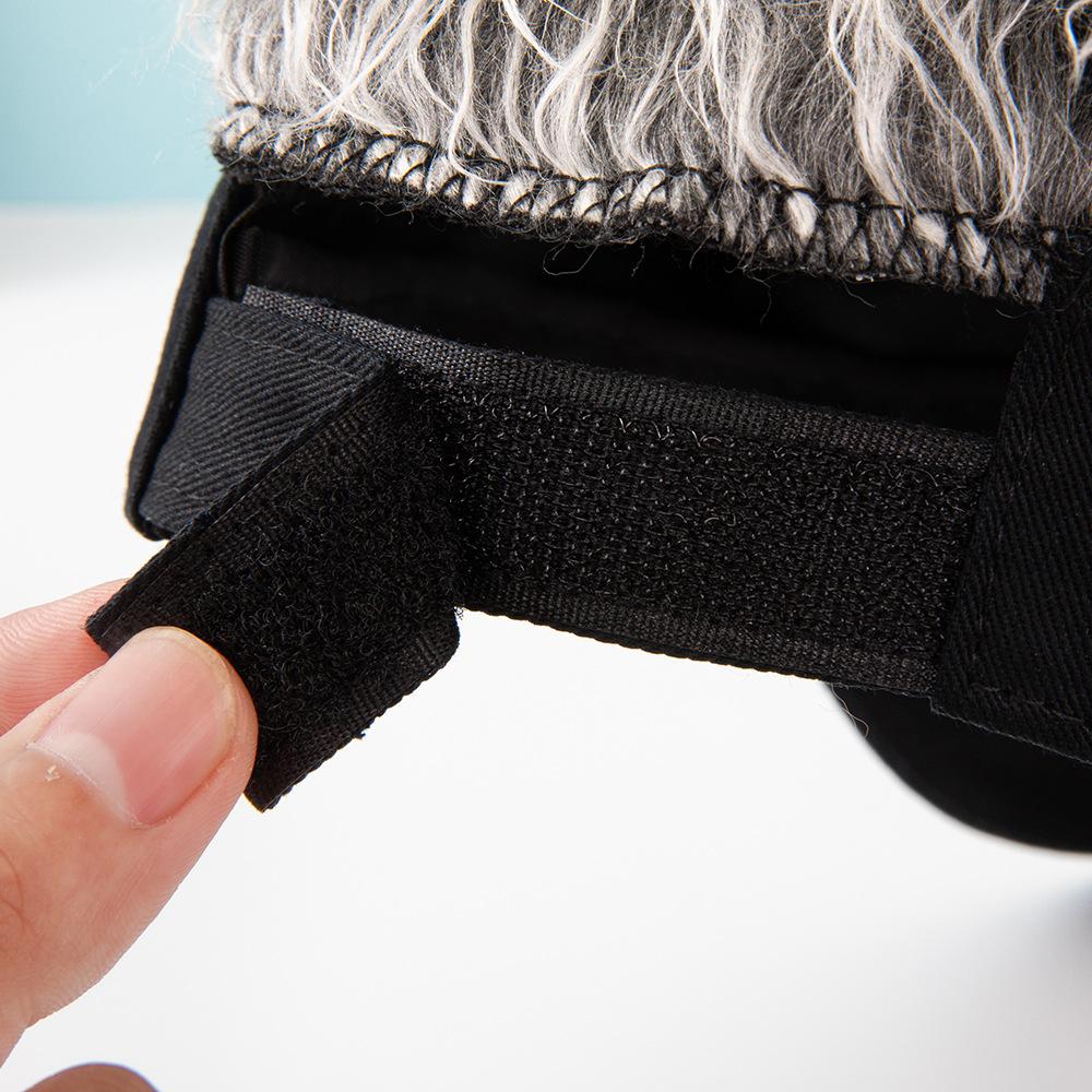 Outdoor sun protection, sunshade, UV protection wig baseball cap, men's and women's embroidered flame truck driver hat, hot-selling new style in Europe and America.