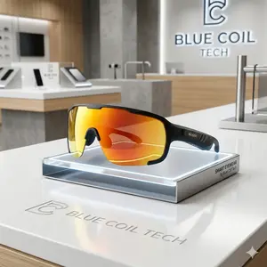 Bluetooth Safety Glasses Sunglasses for Men Smart Wireless Bluetooth Safety Audio Glasses with Microphone for Music Play Calling