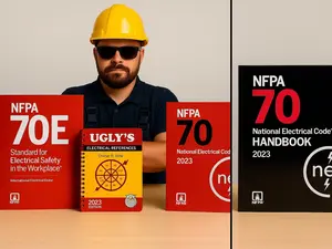 The Ultimate Electrician Kit- NEC 2023 CODEBOOK & HANDBOOK with TABS, Ugly's Electrical Reference, & NFPA 70E 2024