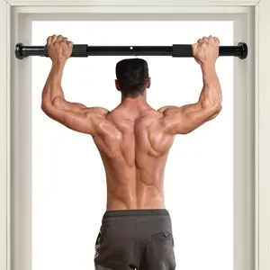 Chin Up Bar Pull Up Bar Load-bearing ,Simple Install, Safe Lock for Exercise  Doorway Home Gym Exercise Strength Fitness Screw Fasten To Door Frame Twist Bar To Extend Rapeze Bar