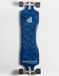 GOLDCOAST Underwing  36.5" Drop Through Longboard Skateboard, Multi-Colored