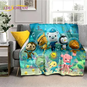 The Octonauts Barnacles Cute Cartoon Soft Blankets,Keep Warm Flannel Throw Blanket for Picnic Beds Sofa Home Bedroom Gifts Kids  Suitable for both children and adults It is an excellent gift for children, family and friends