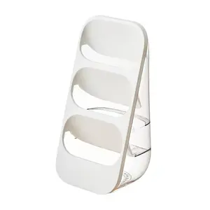 Three-Tier Floor-Standing Cosmetic Organizer, Desktop Storage Rack, Makeup Tools Holder, Kitchen Utensil Stand, Durable Staircase Design