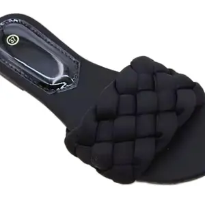 Elegant Comfort Slip-On Sandals - Classic Black & Rich Burgundy - Perfect Fit for Every Step - Available in Sizes 36 to 42