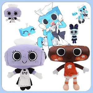 Dand's World Cosmo Caramel Drizzle Plush Toys Game Peripheral Lavender Maid Tisha Dolls Birthday Gifts Toys for Kids Room Decor