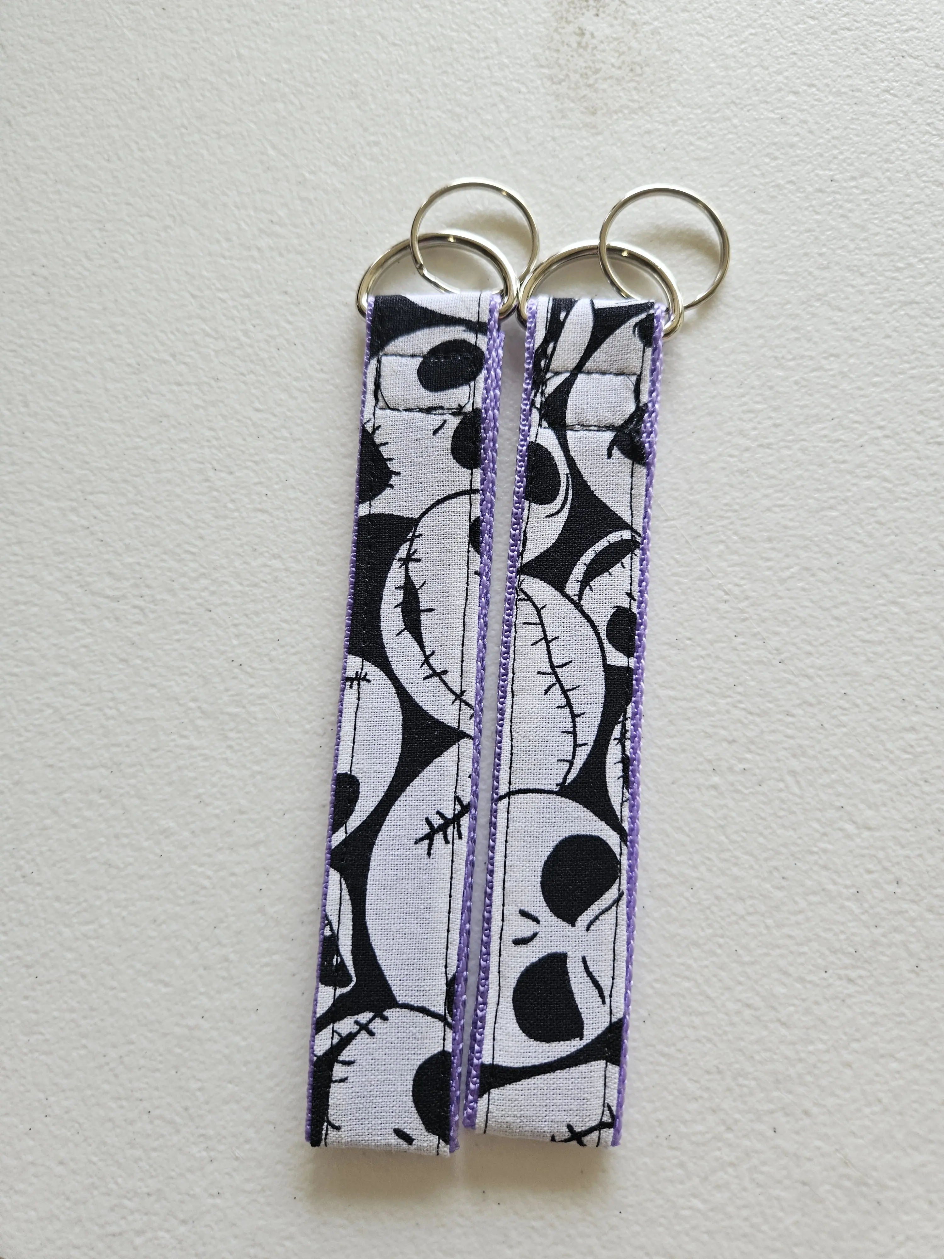 Handmade Fabric Key Fob Wristlet | Wrist Keychain | Key Ring Holder | Cotton Wrist Strap | Cute Keychain | Gift for Her