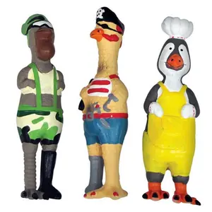 Diggers 52556 Squeaky Fowl Character Dog Toy