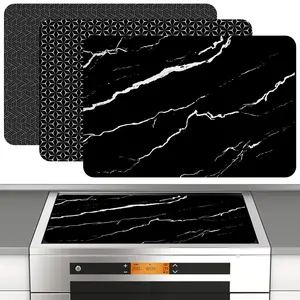 2025 NEW Induction Cooktop Mat Silicone Induction Cooker Covers Heat-resistant  Induction Cooktop Protector Mat 30.8×20.5Inch Non-Slip Cooktop Scratch Protector for Induction Stove