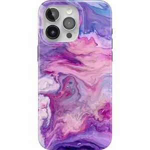 Tie Dying Over You | Purple Marble iPhone Case