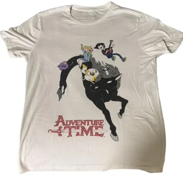 Adventure Time Finn Jake Marceline T-Shirt – Cute Cartoon Trio Graphic Tee