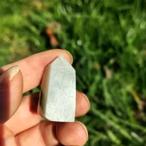 Green Moonstone Towers - Natural Stone with Unique Shape and Surface Texture