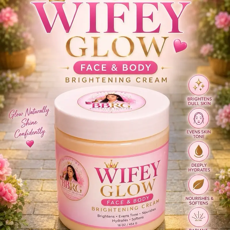 Beautybyrochglow 8 oz face and Body Cream