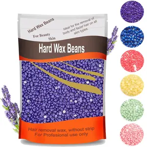Wax Beads Bulk, 300g Depilatory Painless Wax Beans Quick Hair Removal for Body Skin, Long Lasting for Back, Chest, Leg, At Home Waxing Choice
