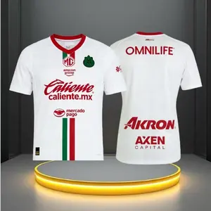 25 26 Chivas de Guadalajara Mexico LIGAMX Away White Short Sleeve Soccer Jersey Fans Version Breathable