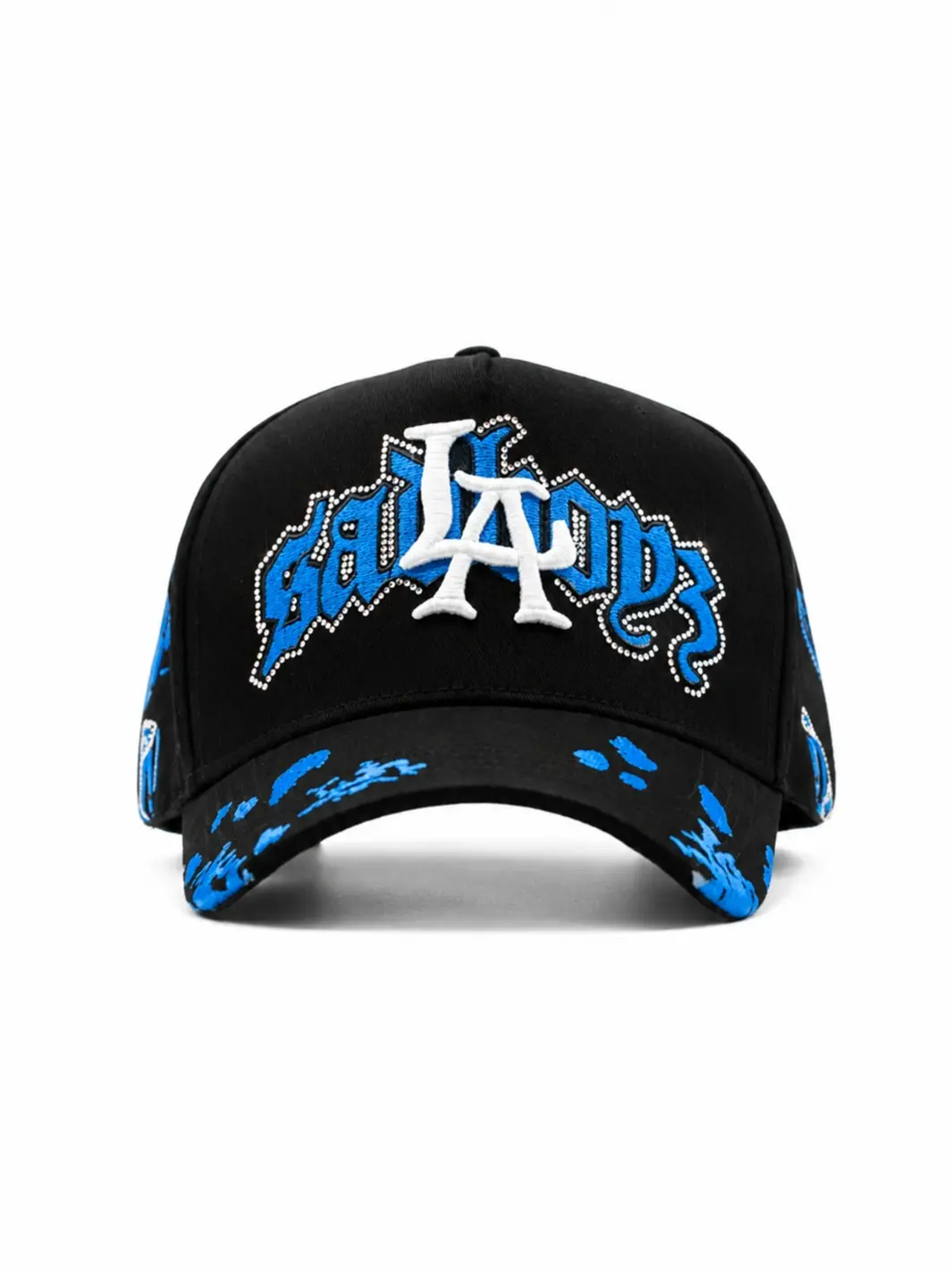 Dandy Hats x Sadboyz Junior H “Angel Azul” “Blue Angel” Premium Streetwear Snapback – Black Adjustable Unisex