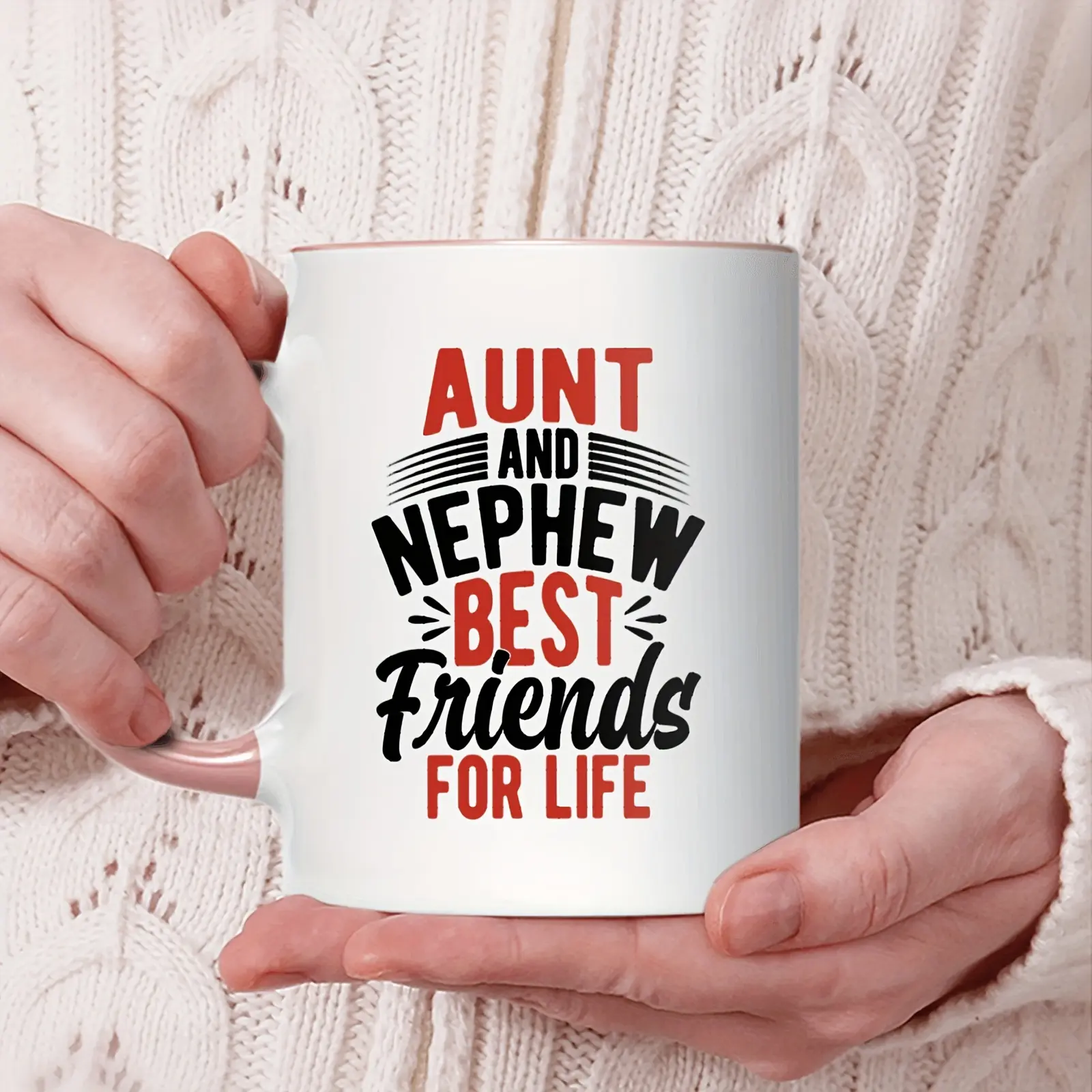 1pc, Ceramic Mug. Best Auntie Coffee Mugs, Auntie Mug Gifts, Novelty Coffee Mugs, Auntie Birthday Gifts, Ounce s, Office Mugs, Funny Unique Ideas Coffee Mugs, Party Gifts, Auntie Christmas Gifts