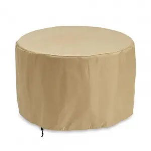 The Outdoor GreatRoom Company Tan Polyester Ripstop Round Fire Pit Covers