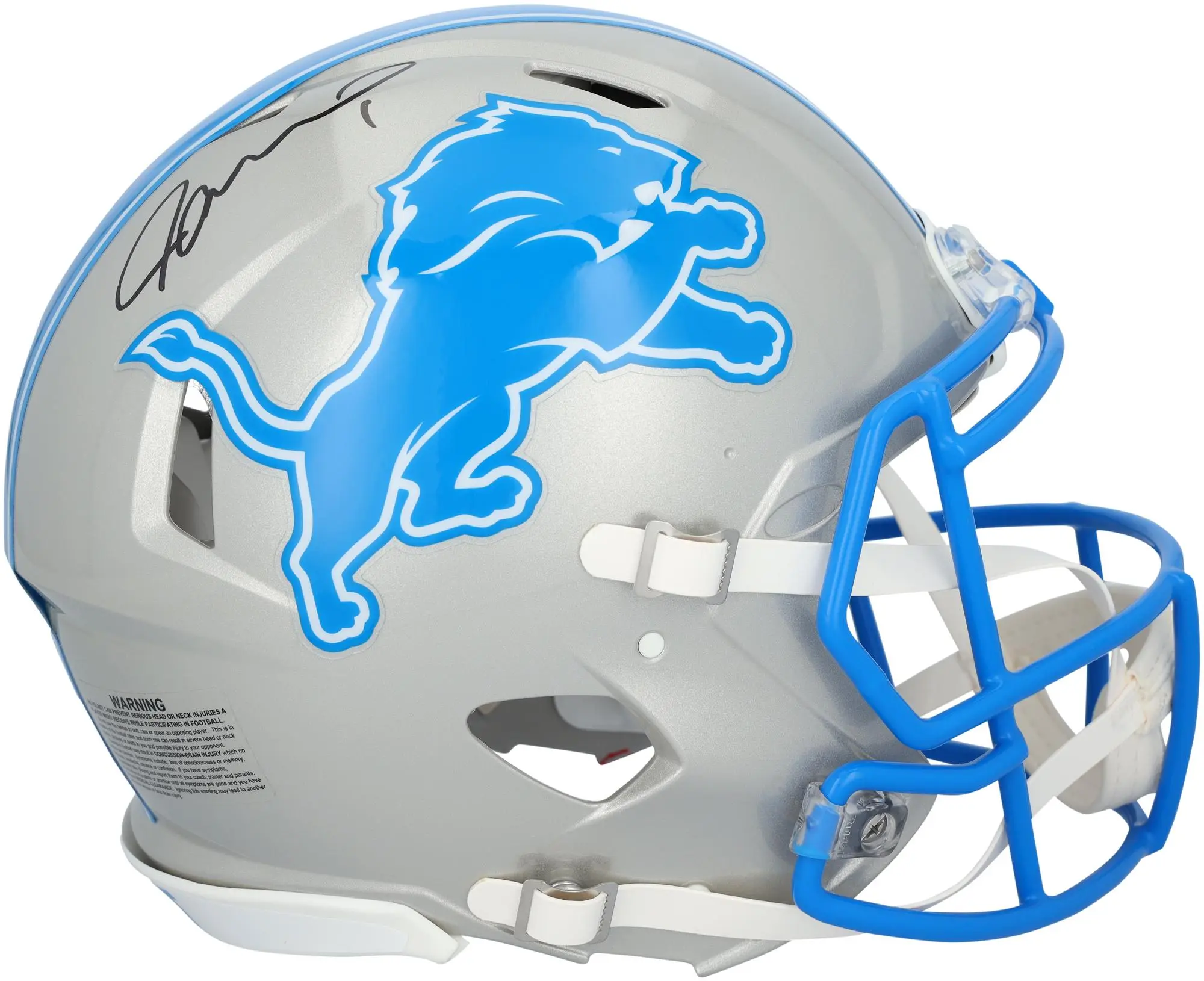 Jameson Williams Detroit Lions Autographed Riddell Speed Authentic Helmet - Fanatics Authentic Certified