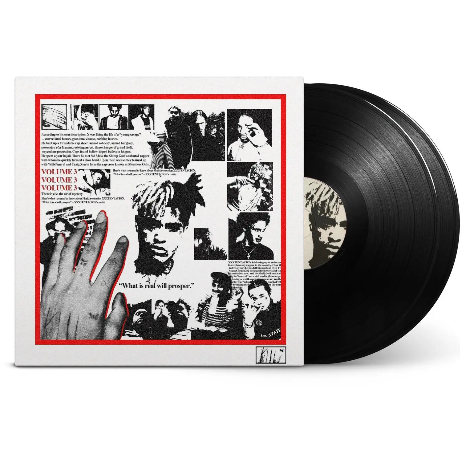 XXXTentacion Presents: Members Only Vol. 3 Music Vinyl LP Record, Hip-Hop Album Release with Explicit Track [Vinyl Format]