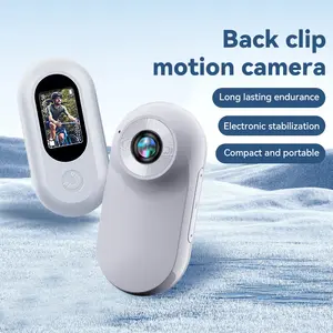 Thumb camera  Mini Action Camera 1080P with 64GB Card Helmet Cameras Multi-Function Accessory Multi-Function Accessory Mini Body Camera Black White