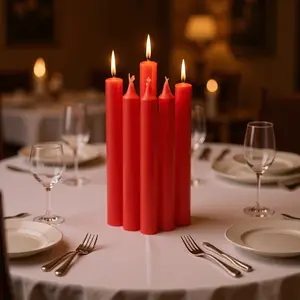 10-Pack & Candles, Long-Lasting Flame, Perfect for Weddings, Blessing, Emergencies, New Year Celebrations, Essential Wedding Supplies