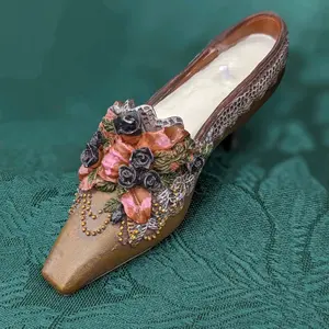 Mini Shoe Figurine Candle Eucalyptus Scented