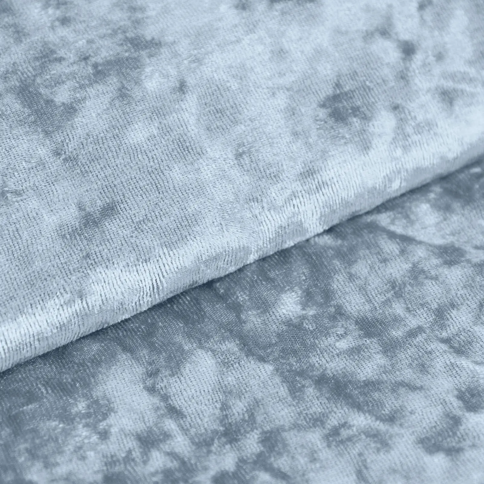 Dusty Blue Crushed Velvet Fabric Bolt - 65"x5 Yards Roll, Ideal for Weddings, Backdrops, DIY Crafts