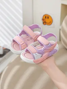 Childrens Soft Sole Sandals Summer New Style PVC Material Minimalist Design Baby Walking Shoes Outdoor Sports Cool Footwear