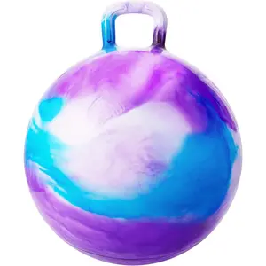 Hopper Balls for Kids 3-8, 18 Inches Bouncy Ball with Handle, 18" Inflatable Bouncing Hopper, 45cm Jumping Toys, Garden Hopping Toys Gifts for Girls Boys