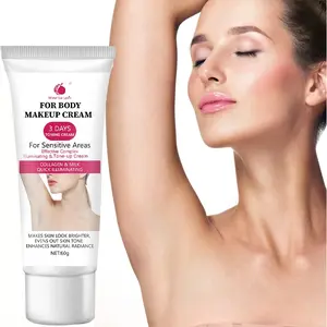 Snow WhiteBleaching Cream with Vitamin C, Niacinamide & Snow Grass, Hypoallergenic Formula for Armpits, Buttocks - 3-Day Fast-Acting Brightening & Illumination, Body Care, Hydrating Body Cream, Tube Design, Durable Packagin