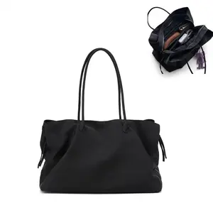 Quilted Down Bags The Ultimate Everyday Nylon Tote Bag | Water-Resistant Work & Travel Laptop Bag for Women | Structured & Lightweight