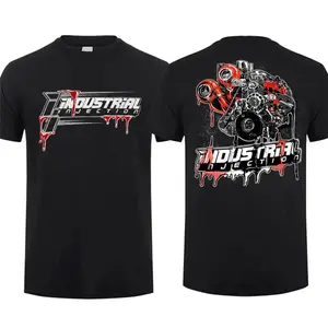 180g[100%cotton]Industrial Injection Cummins Engine Drip T-shirt For Fan, Diesel Lover Shirt Top Menswear, Gift For Dad, Made in USA