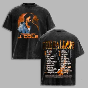 J. Cole The Fall-Off Tour Graphic V3 For Dreamville High-quality, Soft Cotton T-Shirt, Disc 29, Disc 39 Hip-Hop Shirt, The Fall-Off Album Jermaine Lamar Cole Fan Graphic Tee, Cole World Music Fan Merch Shirtaine Lamar Cole Fan Graphic Tee