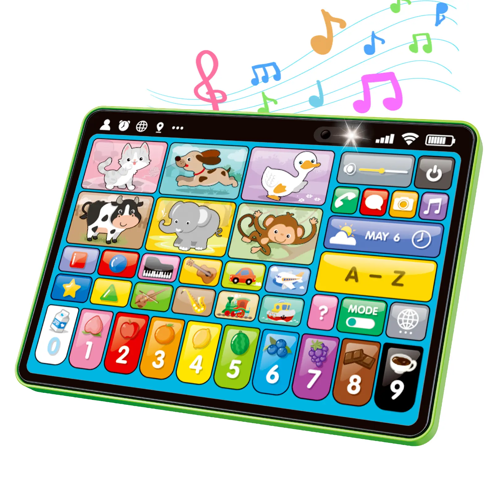 FS Learning Tablet for Toddlers 1-3 Educational Toy with 3-Language Sounds & Speech Therapy – Early Development Easter Gifts for Boys, Girls, Baby, Toddler, Ages 1 2 3
