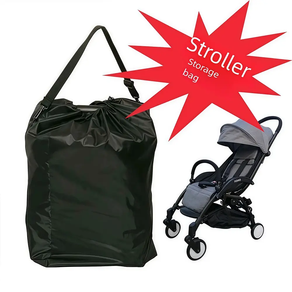Baby Stroller Storage Bag, Dust Cover, Stroller Organizer, Universal Travel Accessory for Boarding and Trips, Essential Stroller Protection, Stroller Accessories