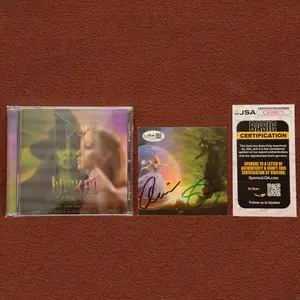 Ariana Grande and Cynthia Erivo Signed JSA Authenticated "Wicked: For Good" CD