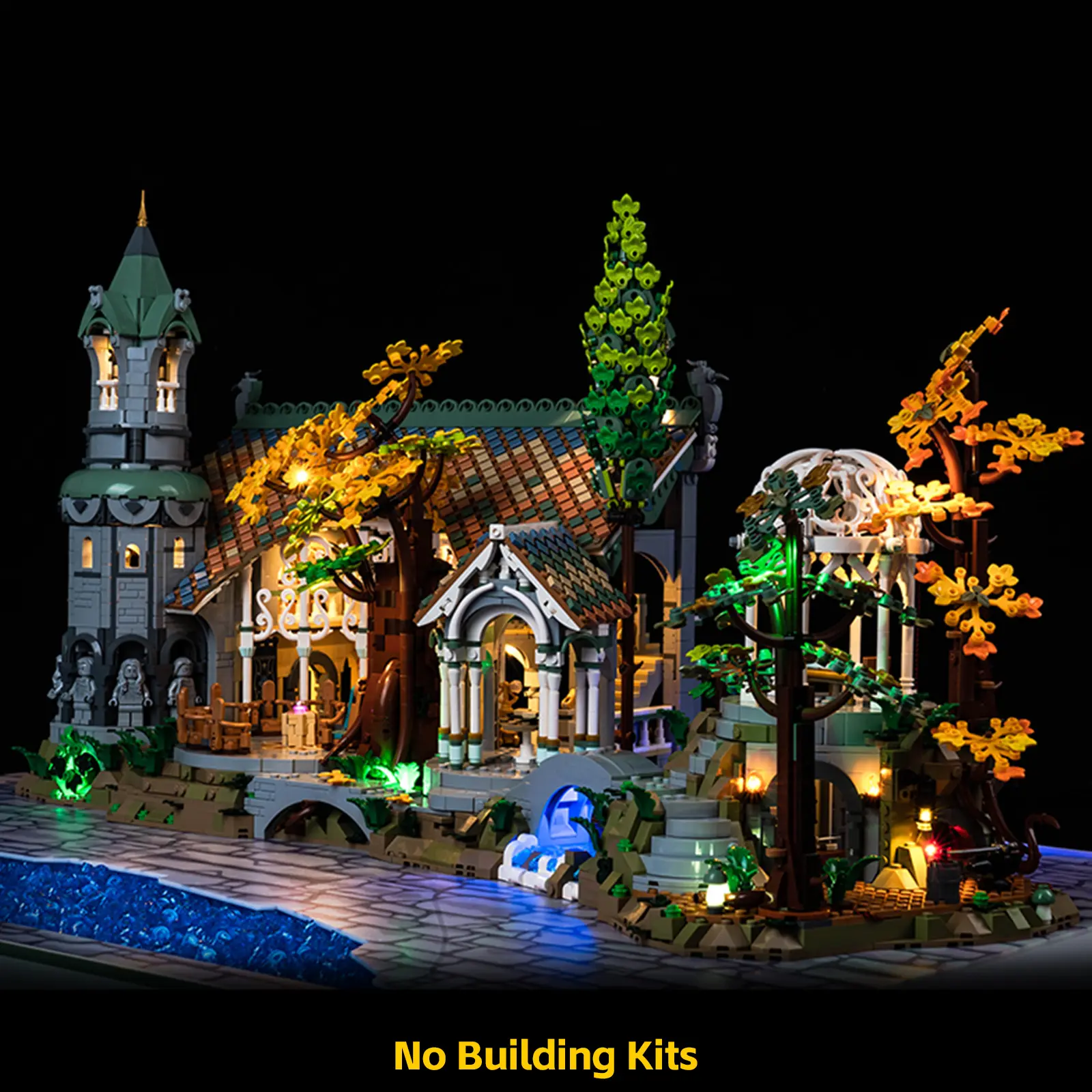 BrickBling LED Light Kit for LEGO The Lord of the Rings Rivendell 10316 Model Building Blocks, DIY Lighting Upgrade Set for Model Building & Decoration, Great Gift Idea for Hobbyists