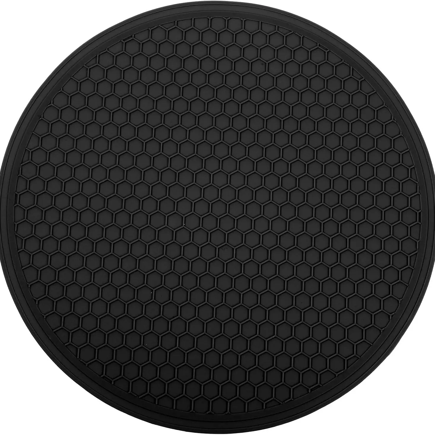 Large High-Temperature Silicone Pad, 11.8x11.8 Inch Non-Slip Heat Insulating Mat, Microwave Safe, Kitchen Multi-Functional Pad, Coasters, Durable Home Appliance Accessory, Round Coaster